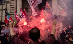 Manifestation d'opposants à l'extrême droite le 14 juin 2024 à Lyon