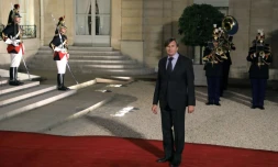 Daniel Rondeau, le 25 septembre 2017 à l'Elysée