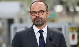 Le Premier ministre Ădouard Philippe en Mayenne le 23 avril 2018