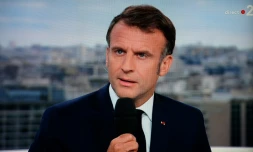 Le président Emmanuel Macron interrogé le 23 juillet 2024 sur France 2