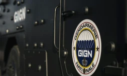 Le logo du GIGN Ă Versailles en octobre 2018 (1AD1CF)
