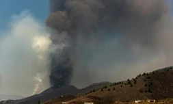 Le volcan Cumbre Vieja en éruption sur l'île de Palma, aux Canaries, en Espagne, le 26 septembre 2021 