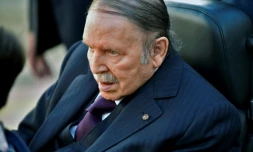 Abdelaziz Bouteflika lors d'élections locales à Alger le 23 novembre 2017