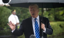 Le président américain Donald Trump à la Maison Blanche à Washington, le 6 septembre 2017