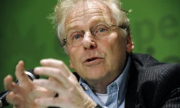 L'ex-eurodéputé Daniel Cohn-Bendit, le 30 janvier 2012 lors d'une conférence de presse à Paris