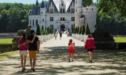 Réouverture du chùteau de Chenonceau, dans le centre de la France, le 31 mai 2019
