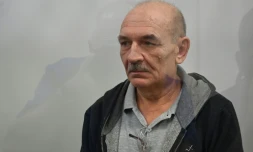 Vladimir Tsemakh, un séparatiste prorusse échangé avec la Russie par l'Ukraine, le 5 septembre 2019 à Kiev.