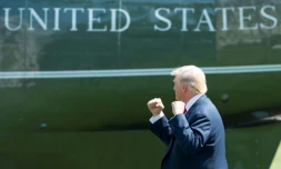 Le président américain Donald Trump à Washington, le 4 août 2017