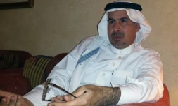 Mohammed al-Nimr, le père d'Ali al-Nimr, un jeune Saoudien chiite menacé d'exécution, lors d'une interview à l'AFP le 23 septembre 2015 à Ryad
