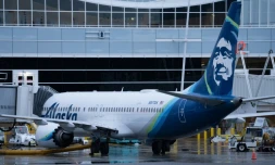 Un Boeing 737 MAX 9 d'Alaska Airlines Ă Seattle (Etat du Washington)