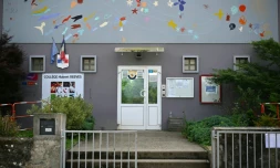 L'entrée du collège Hubert-Reeves à Fleurance (Gers), où était scolarisée Lyhanna, le 5 juin 2026