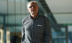 Bernard Sainz à son arrivée au tribunal de Caen, le 4 juillet 2017