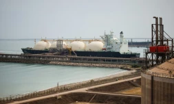 Du gaz naturel liquéfié (GNL) est livré au terminal de Fos-sur-Mer, dans les Bouches-du-Rhône, le 22 juin 2023