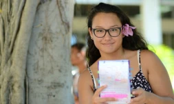 Ranitea Gobrait, en terminale S au lycée privé La Mennais de Papeete, est arrivée en tête au bac, avec une moyenne de 20,32 sur 20.