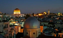 La Vieille ville de Jérusalem photographiée le 4 décembre 2017 