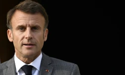 Le président de la République Emmanuel Macron le 21 juillet 2023 à l'Elysée, à Paris