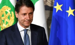 Le juriste Giuseppe Conte chargé de former le gouvernement italien, à Rome le 23 mai 2018