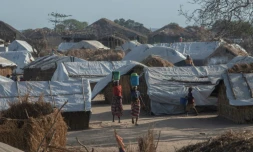Le camp de déplacés du 25 Juin, à Metuge, au Mozambique, le 9 décembre 2020