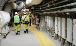 Le laboratoire souterrain de l'Agence nationale pour la gestion des déchets nucléaires (Andra) à Bure (Meuse), le 4 février 2013