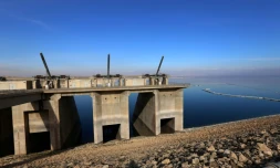Le barrage de Mossoul, le 1er février 2016