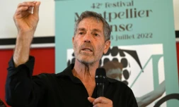 Le chorégraphe israélien Ohad Naharin lors d'une conférence de presse à Montpellier, le 24 juin 2022