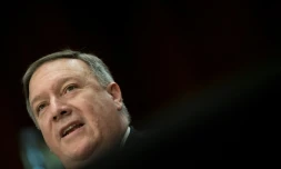 Le directeur de la CIA Mike Pompeo à Washington le 12 avril 2018