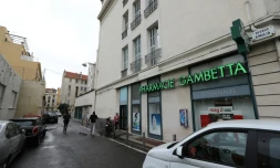 La rue où Jacqueline Veyrac a été enlevée par des inconnus, le 25 octobre 2016 à Nice