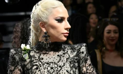 L'artiste américaine Lady Gaga aux Grammy Awards à New York, le 28 janvier 2018