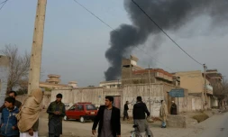 Attaque contre le siĂšge de l'ONG britannique Save the Children Ă Jalalabad, le 24 janvier 2018 en Afghanistan