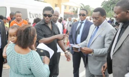 Teodorin Obiang Nguema le 23 décembre 2014 à Malabo