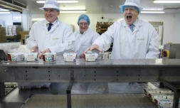 Boris Johnson en campagne électorale à Redruth, Cornouailles, le 27 novembre 2019