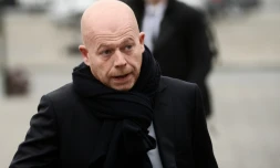 Sven Mary, l'avocat de Salah Abdeslam, à son arrivée au tribunal le 24 mars 2016 à Bruxelles