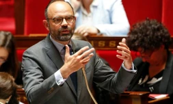 Le Premier ministre Edouard Philippe lors d'une séance de questions au gouvernement à l'Assemblée nationale le 29 mai 2019