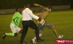 Football - Rencontre entre la sélection de La Réunion et l'AS Saint-Etienne