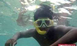 Photos sous-marine dans le lagon