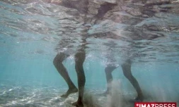 Photos sous-marine dans le lagon