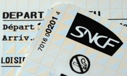 Des billets de train de la SNCF, le 28 décembre 2011 à Rennes