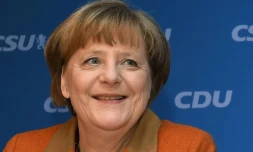 La chancelière allemande Angela Merkel, le 6 février 2017 à Munich