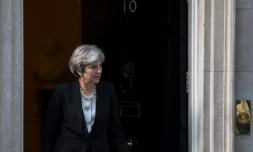 La Première ministre britannique, Theresa May, ici le 14 septembre 2017 à Londres, convoque son gouvernement avant son disours sur le Brexit.