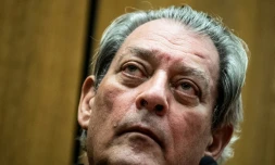 L'écrivain américain Paul Auster à Lyon, le 16 janvier 2018