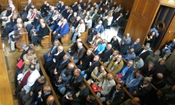 Procès en appel des "Chibanis" marocains contre la SNCF, le 16 mai 2017 à Paris