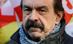 Le secrétaire général de la CGT, Philippe Martinez, le 6 février 2020 à Paris