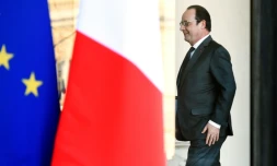 François Hollande le 20 janvier 2016 à l'Elysée à Paris