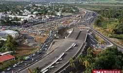 Circulation sur la RN1 au niveau de Saint-Paul