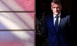 Le président français Emmanuel Macron à l'Elysée à Paris le 12 juillet 2025