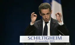 Nicolas Sarkozy à Schiltigheim, le 25 novembre 2015