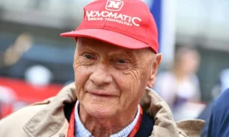 Le triple champion du monde de Formule 1 Niki Lauda assiste au Grand prix d'Autriche sur le circuit de Spielberg, le 3 juillet 2016