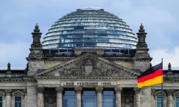 Le Bundestag, chambre basse du Parlement allemand, à Berlin le 2 avril 2024 