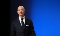 Jeff Bezos, fondateur milliardaire de Blue Origin, à Oxen Hill, dans le Maryland (Etats-Unis), le 19 septembre 2018
