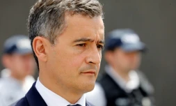 Gérald Darmanin le 7 juillet 2020 lors de son arrivée au ministÚre de l'Intérieur à Paris